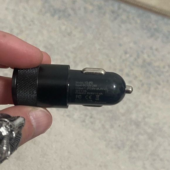 30W USB C Car Charger PD 3.0 Fast Charge Dual Port USB Type C 2.4a USB A Cagardo - Picture 9 of 11